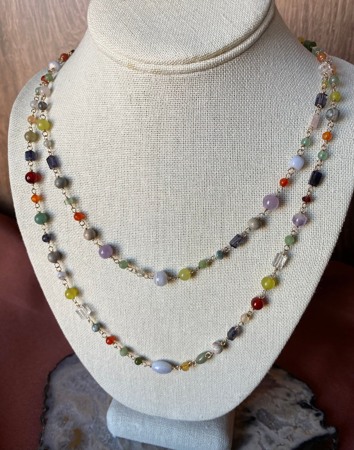 Kalakoa Mixed Gemstone Necklaces