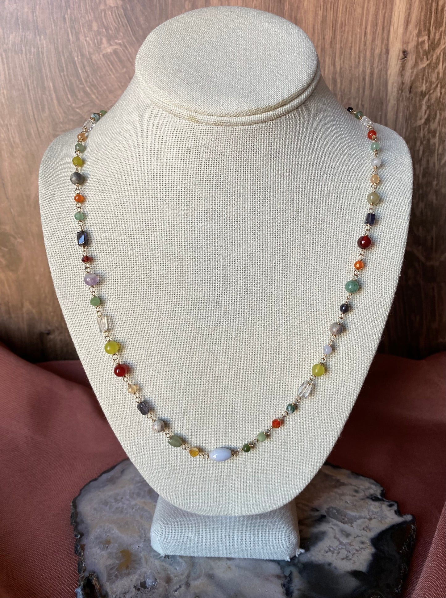 Kalakoa Mixed Gemstone Necklaces