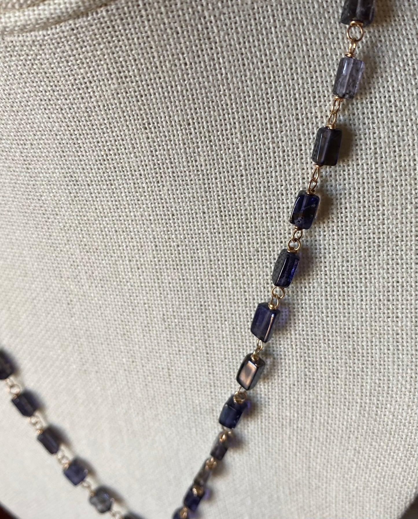 Tahitian Pearl and Iolite Night Out Necklace