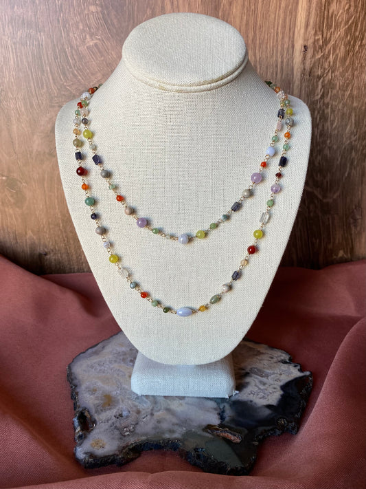 Kalakoa Mixed Gemstone Necklaces