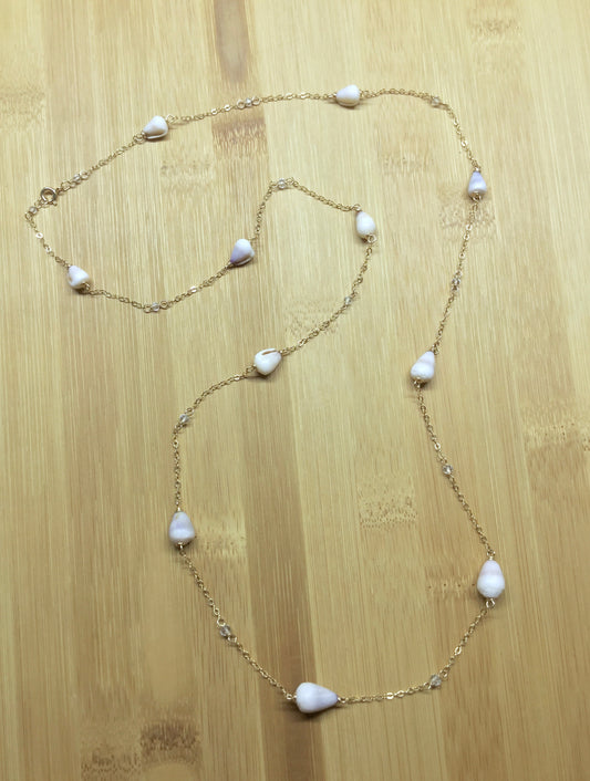 Hawaiian Cone Shell Layering Necklace