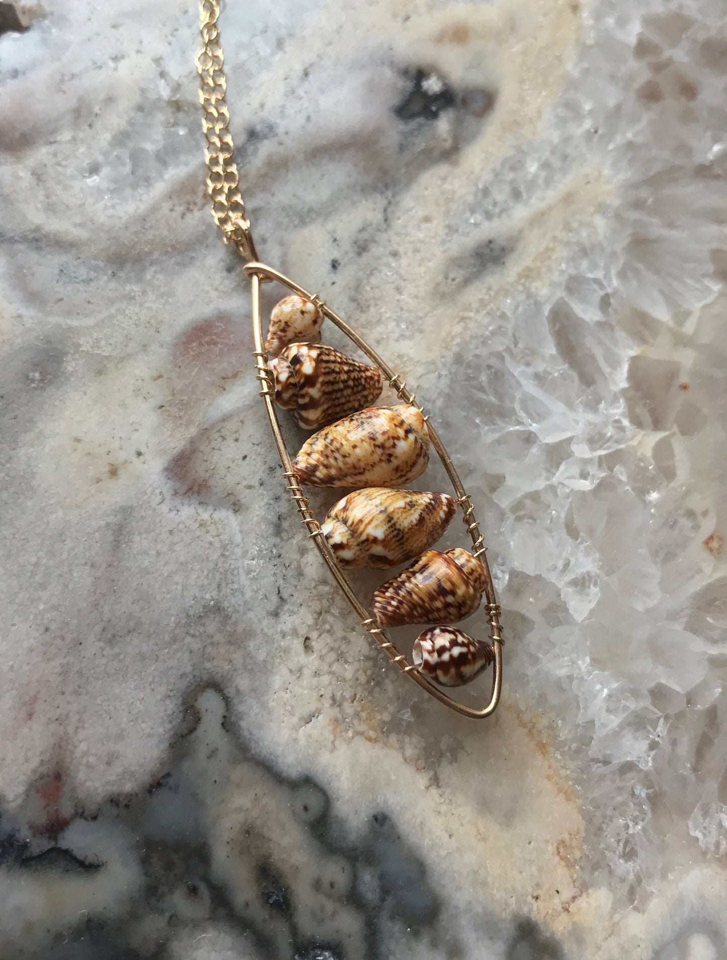 Oval Shell Necklace