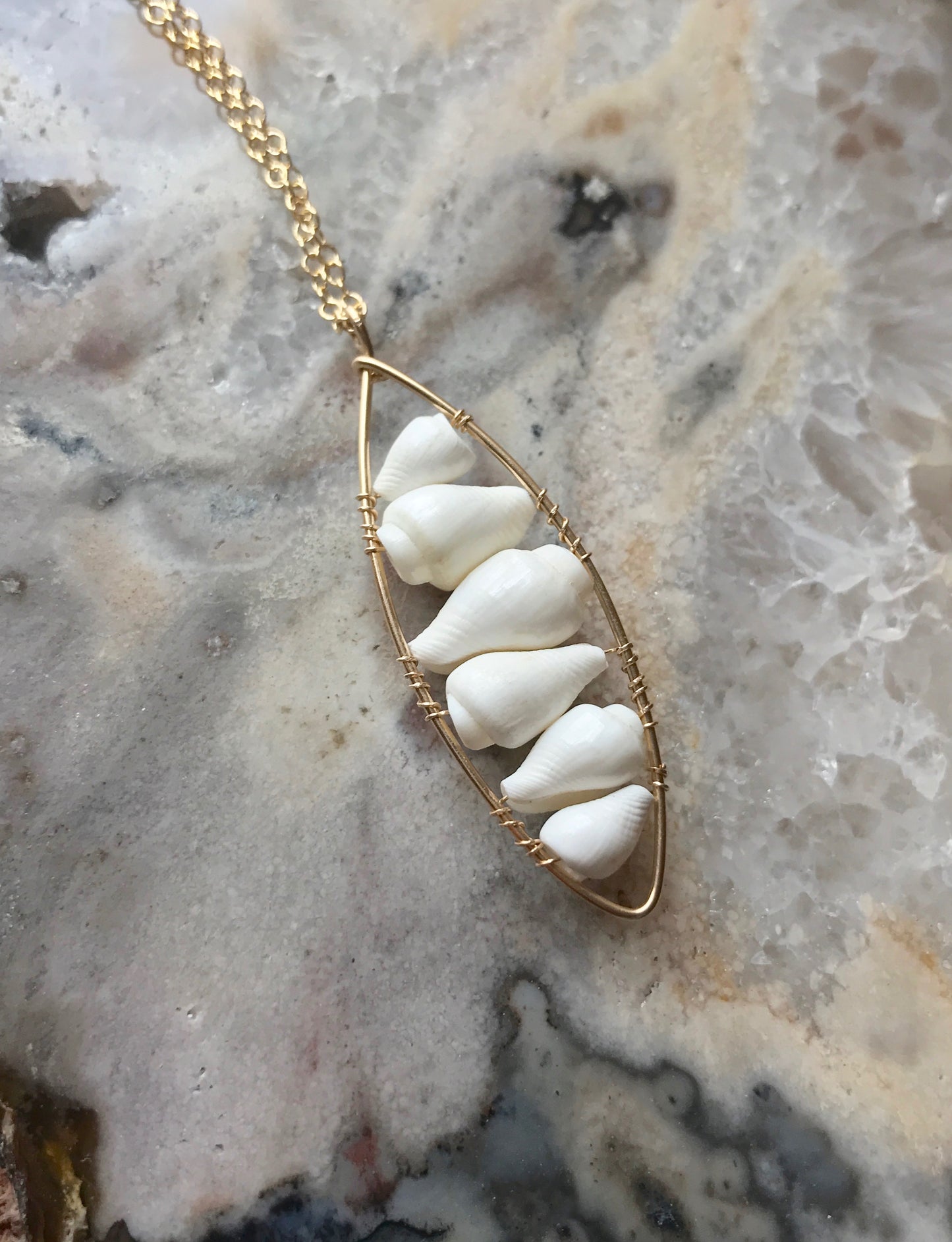 Oval Shell Necklace