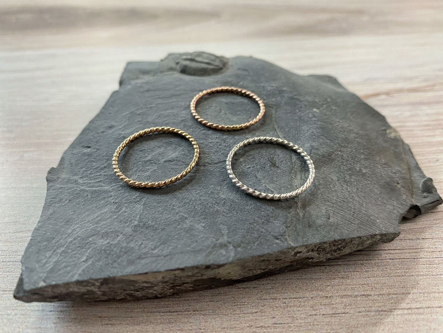 Rope Twist Stacking Ring