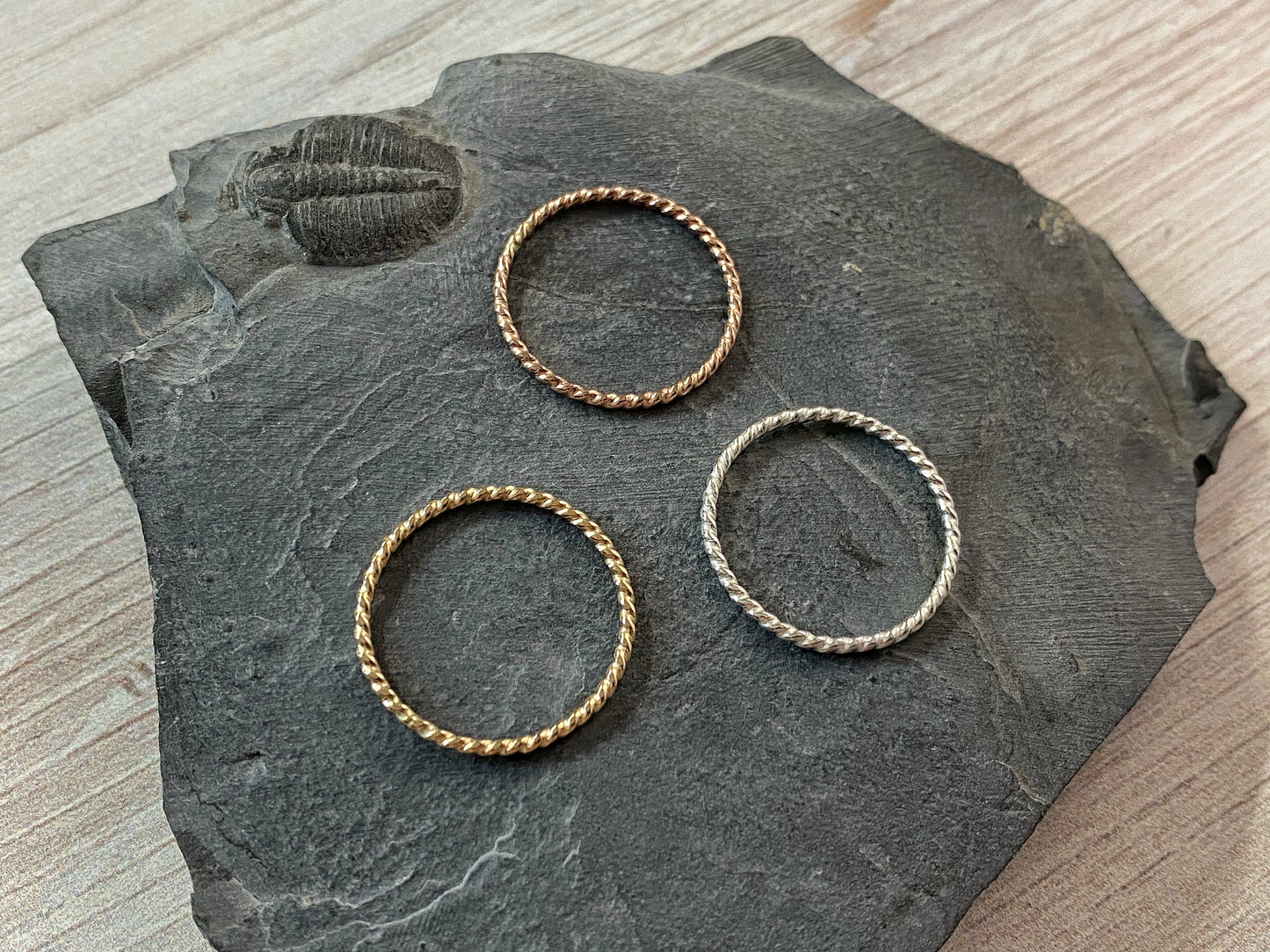 Rope Twist Stacking Ring