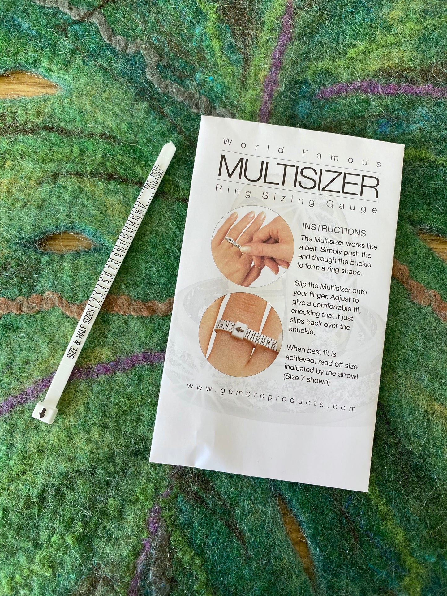 Reusable Ring Sizer